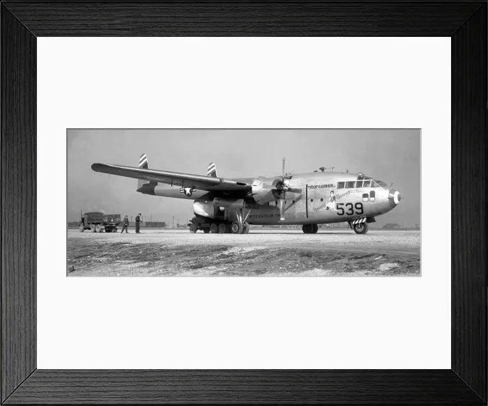 Framed Print : United States Air Force - Fairchild C-119C-22-FA 53-2539 Framed Print : United States Air Force - Fairchild C-119C-22-FA 53-2539