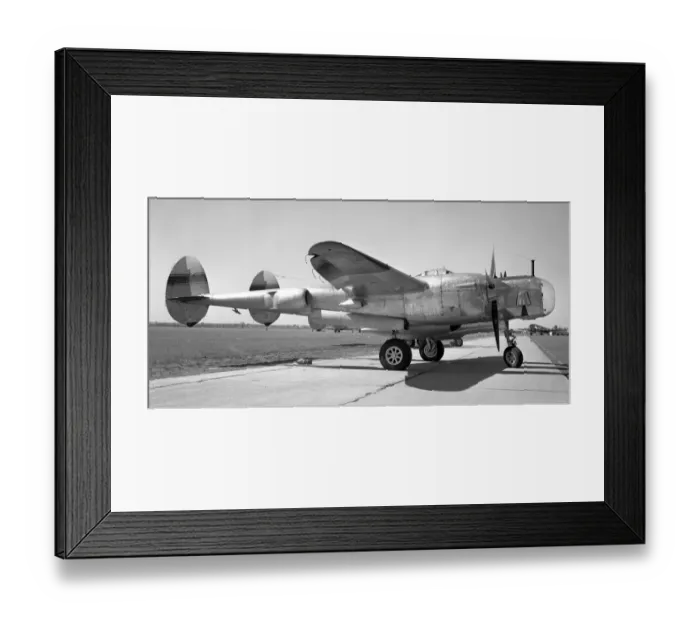 Framed Print : Lockheed P-38L Lightning CF-GDS Framed Print : Lockheed P-38L Lightning CF-GDS