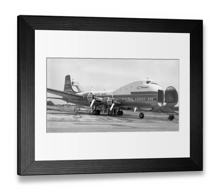 Framed Print : Aviation Traders ATL-98 Carvair VH-INJ Framed Print : Aviation Traders ATL-98 Carvair VH-INJ