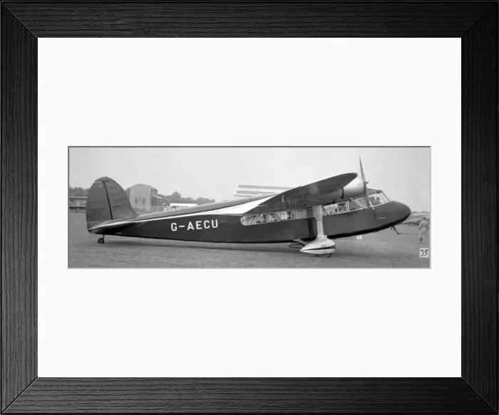 Framed Print : Short S. 22 Scion Senior G-AECU Framed Print : Short S. 22 Scion Senior G-AECU