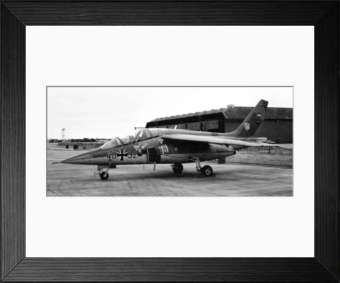 Framed Print : Luftwaffe - Dornier - Dassault Breguet AlphaJet 40 plus 32 Framed Print : Luftwaffe - Dornier - Dassault Breguet AlphaJet 40 plus 32