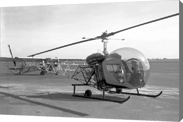 Bell 47G ZK-HAL of Airwork (NZ) Ltd. Date: 1970s