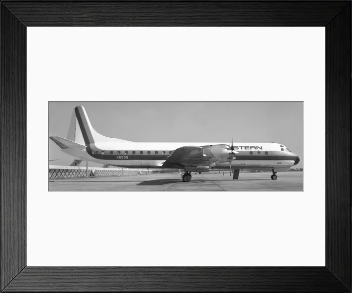 Framed Print : Lockheed L-188 Electra N5509Y