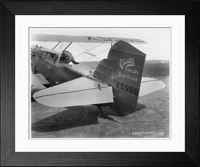 Framed Print : Curtiss Falcon - Conqueror - Mail-plane - NX5988 Framed Print : Curtiss Falcon - Conqueror - Mail-plane - NX5988
