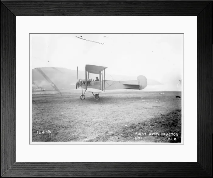 Framed Print : Curtiss Model G Army Tractor - Signal Corps No. 21 Framed Print : Curtiss Model G Army Tractor - Signal Corps No. 21