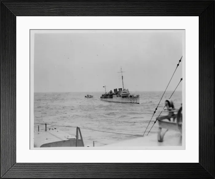 Framed Print : United States Navy - Destroyer DD-293 - USS Billingsley Framed Print : United States Navy - Destroyer DD-293 - USS Billingsley