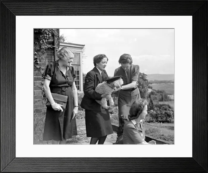 Framed Print : Gracie Fields with friends Framed Print : Gracie Fields with friends