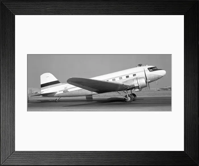 Framed Print : Douglas C-47B N55L Framed Print : Douglas C-47B N55L