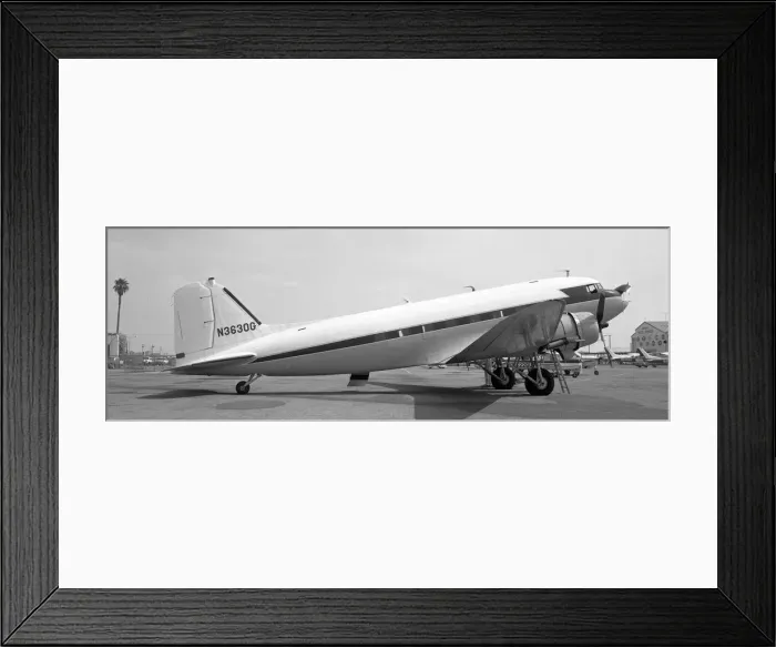 Framed Print : Douglas EC-47A N3630G Framed Print : Douglas EC-47A N3630G
