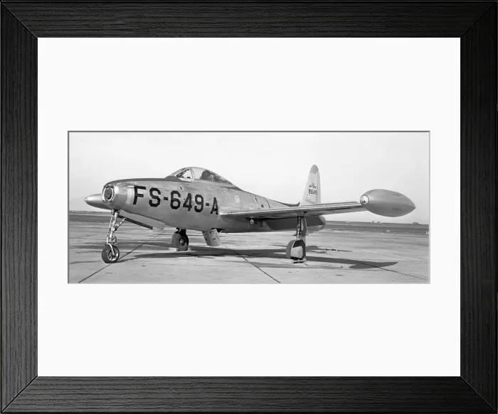 Framed Print : United States Air Force - Republic F-84D-1-RE Thunderjet Framed Print : United States Air Force - Republic F-84D-1-RE Thunderjet