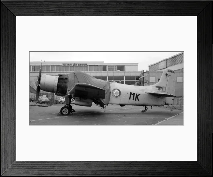Framed Print : Ex Armee de l Air Francaise - Douglas AD-4 126979 Framed Print : Ex Armee de l Air Francaise - Douglas AD-4 126979