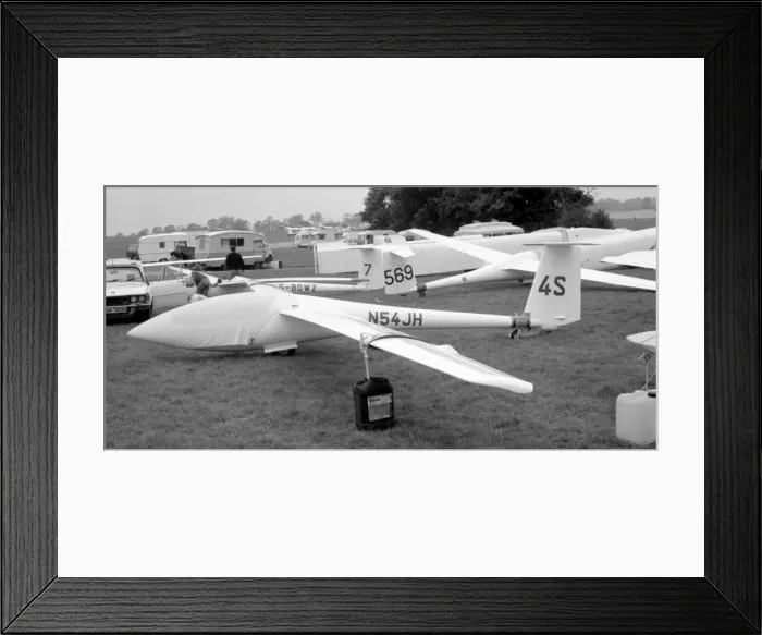 Framed Print : Schleicher ASW-20 N54JH - 4S Framed Print : Schleicher ASW-20 N54JH - 4S