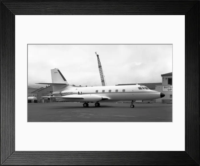 Framed Print : Lockheed JetStar N9231R Framed Print : Lockheed JetStar N9231R
