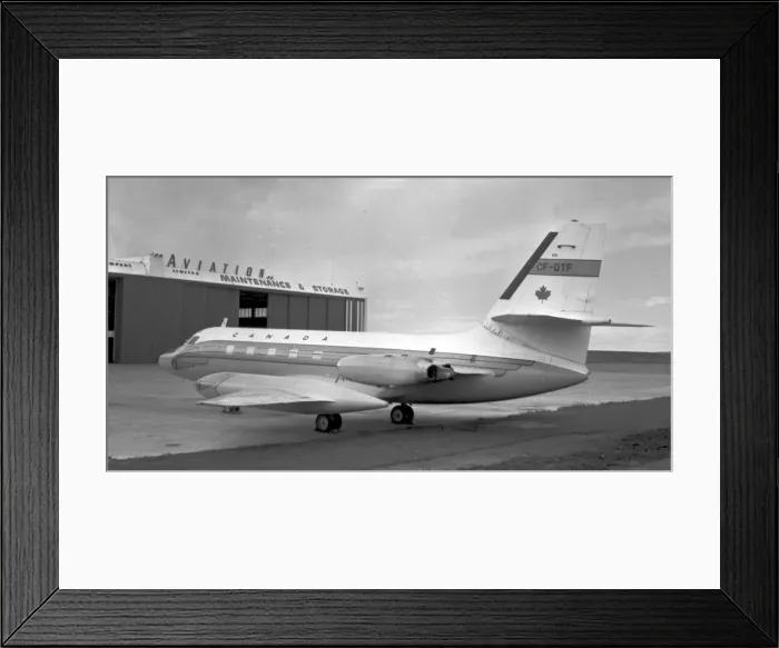 Framed Print : Lockheed JetStar CF-DTF Framed Print : Lockheed JetStar CF-DTF