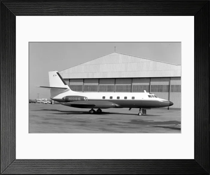 Framed Print : Lockheed JetStar N106G Framed Print : Lockheed JetStar N106G