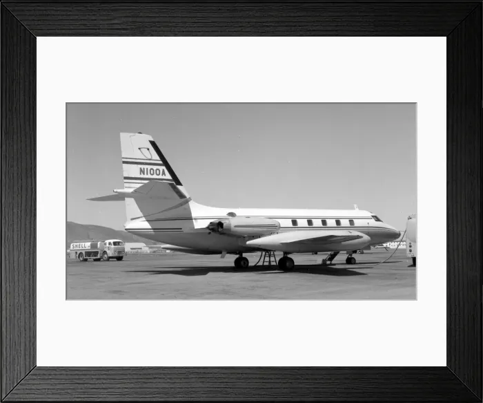 Framed Print : Lockheed JetStar N100A Framed Print : Lockheed JetStar N100A