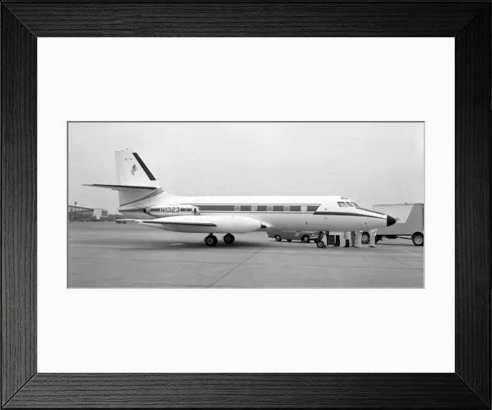 Framed Print : Lockheed JetStar N10123 Framed Print : Lockheed JetStar N10123