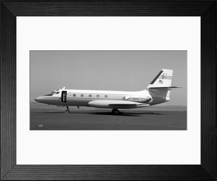 Framed Print : Lockheed JetStar N1107Z Framed Print : Lockheed JetStar N1107Z