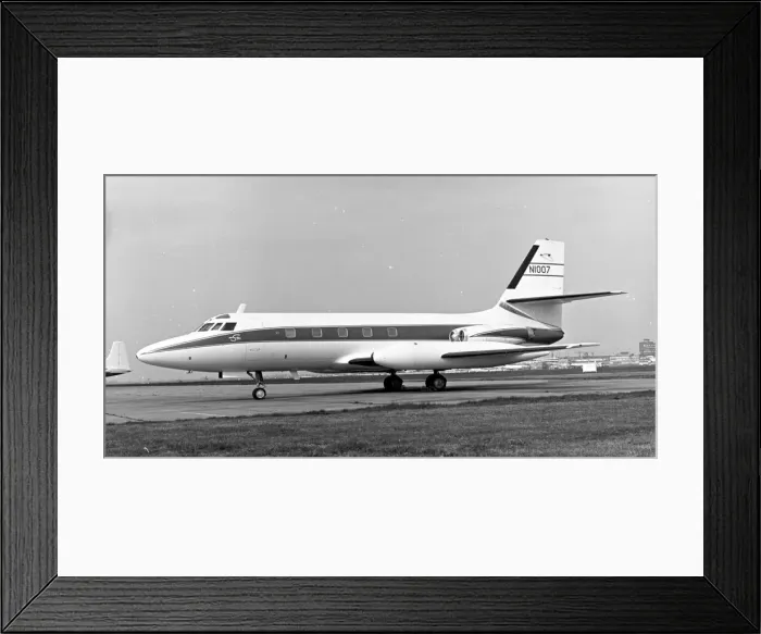 Framed Print : Lockheed JetStar N1007 Framed Print : Lockheed JetStar N1007