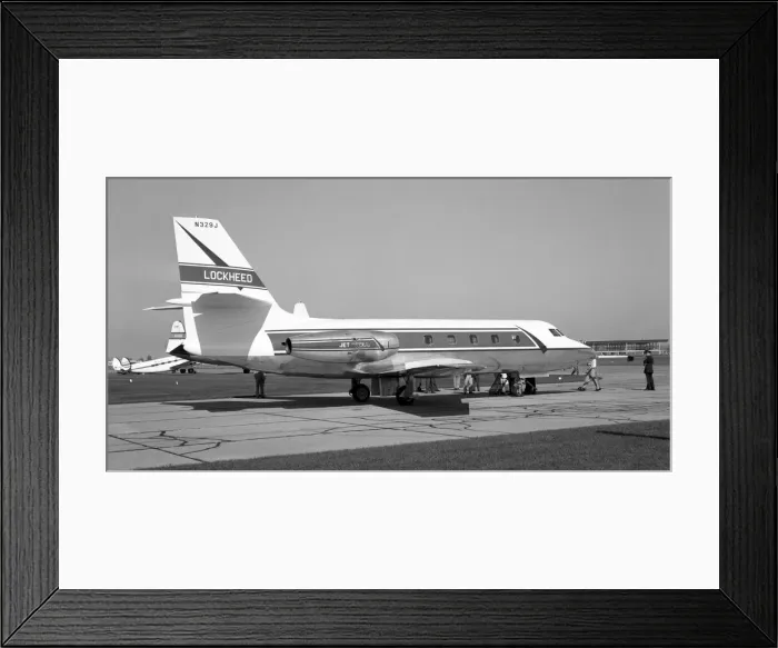 Framed Print : Lockheed JetStar prototype N329J Framed Print : Lockheed JetStar prototype N329J