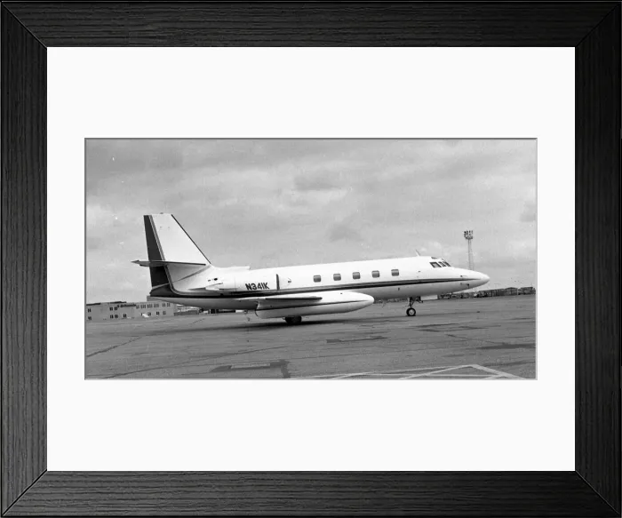 Framed Print : Lockheed JetStar II N341K Framed Print : Lockheed JetStar II N341K