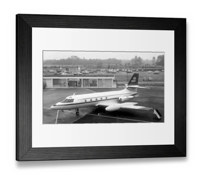 Framed Print : Lockheed JetStar N300P Framed Print : Lockheed JetStar N300P