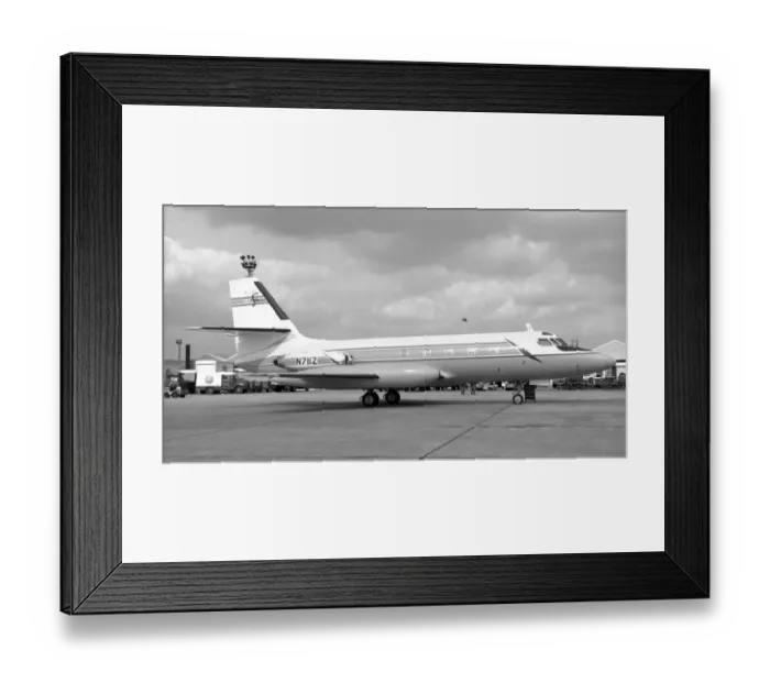 Framed Print : Lockheed JetStar N711Z Framed Print : Lockheed JetStar N711Z