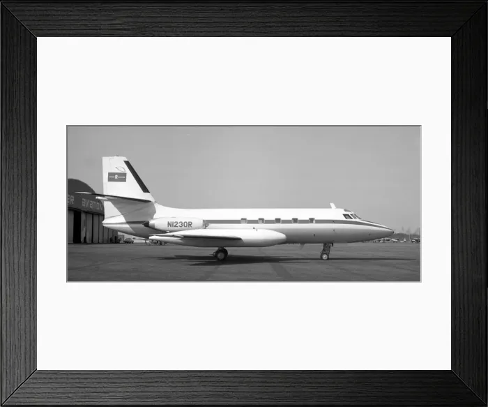 Framed Print : Lockheed JetStar N1230R Framed Print : Lockheed JetStar N1230R