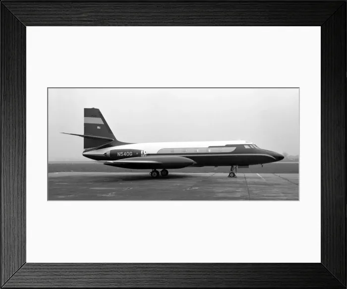 Framed Print : Lockheed JetStar N540G Framed Print : Lockheed JetStar N540G