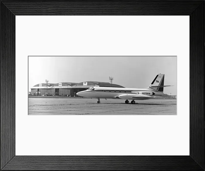 Framed Print : Lockheed JetStar N679RW Framed Print : Lockheed JetStar N679RW