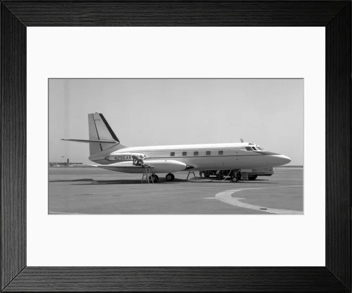 Framed Print : Lockheed JetStar N296AR Framed Print : Lockheed JetStar N296AR