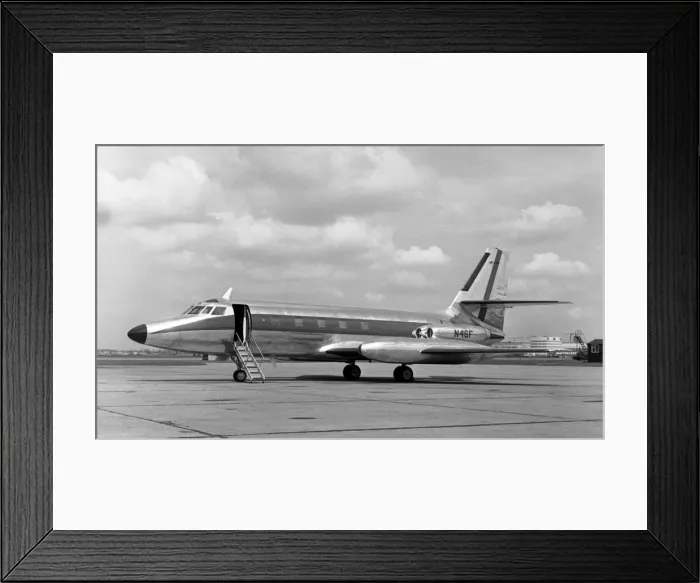 Framed Print : Lockheed JetStar N46F Framed Print : Lockheed JetStar N46F