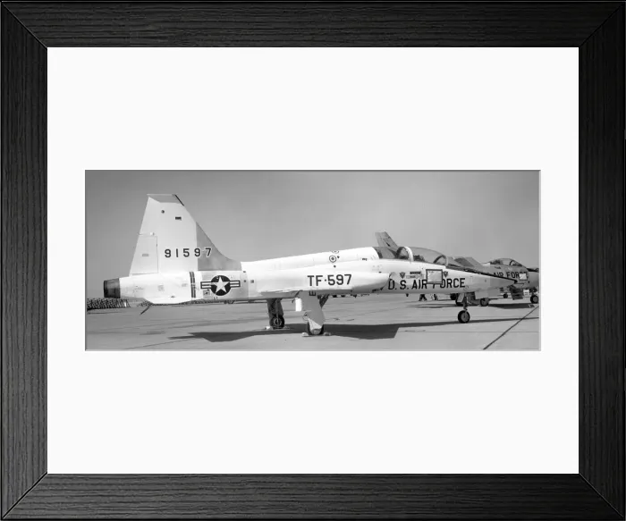 Framed Print : United States Air Force - Northrop T-38A Talon 59-1597 Framed Print : United States Air Force - Northrop T-38A Talon 59-1597
