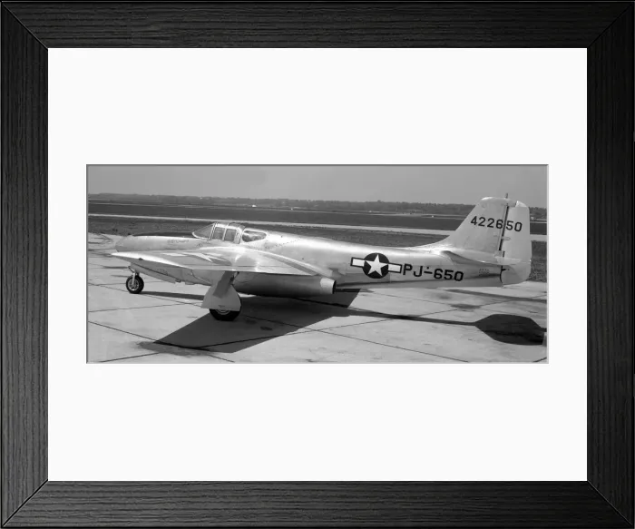 Framed Print : United States Air Force - Bell P-59B Airacomet 44-22650 Framed Print : United States Air Force - Bell P-59B Airacomet 44-22650