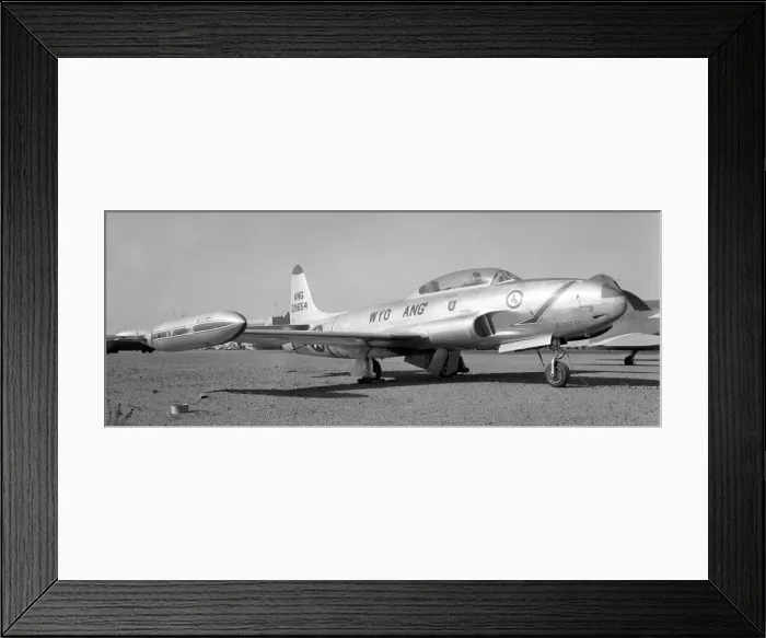Framed Print : Wyoming Air National Guard - Lockheed T-33A Shooting Star Framed Print : Wyoming Air National Guard - Lockheed T-33A Shooting Star