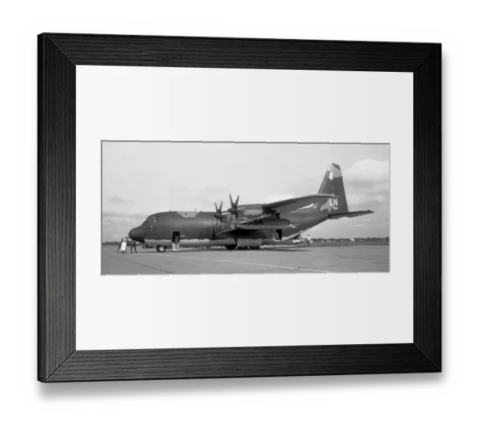 Framed Print : United States Air Force - Lockheed C-130E Hercules 63-9814 Framed Print : United States Air Force - Lockheed C-130E Hercules 63-9814