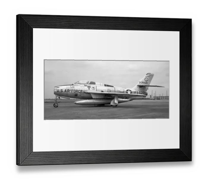 Framed Print : Illinois Air National Guard - Republic F-84F Thunderstreak Framed Print : Illinois Air National Guard - Republic F-84F Thunderstreak