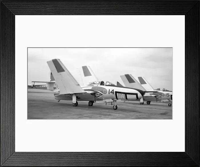 Framed Print : Fa Facilities Experimental Center - Grumman F9F-8P Cougar