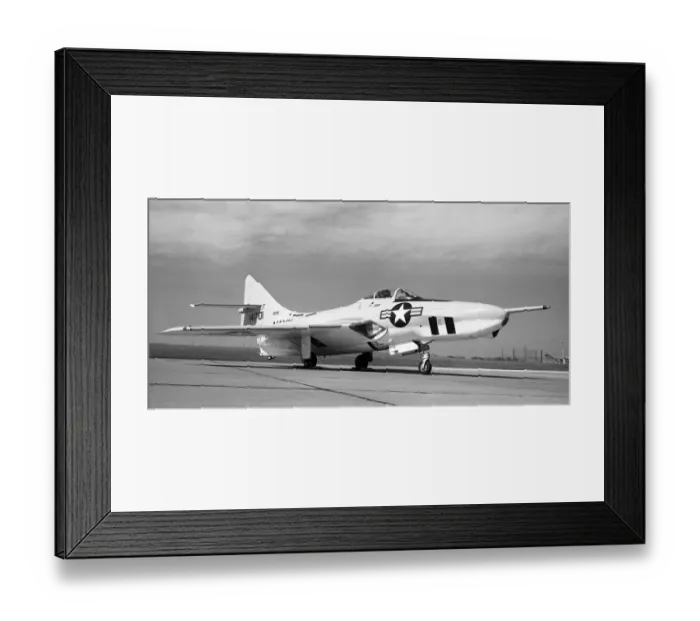Framed Print : United States Navy - Grumman F9F-8P Cougar 141701 Framed Print : United States Navy - Grumman F9F-8P Cougar 141701
