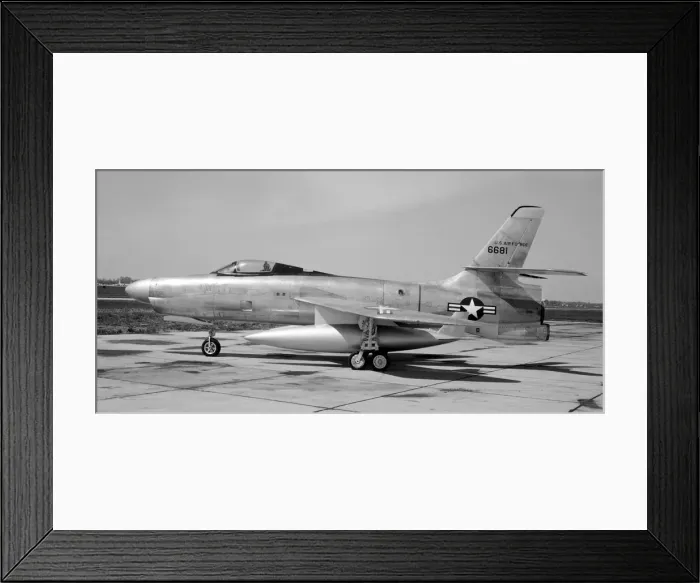 Framed Print : Republic XP-91 Thunderceptor 46-0681 Framed Print : Republic XP-91 Thunderceptor 46-0681