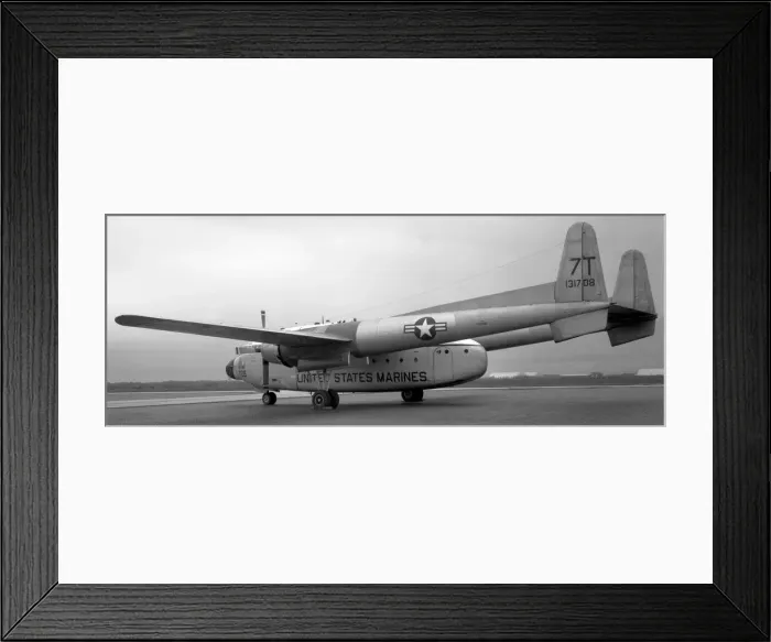 Framed Print : United States Marine Corps - Fairchild C-119F Flying Boxcar Framed Print : United States Marine Corps - Fairchild C-119F Flying Boxcar