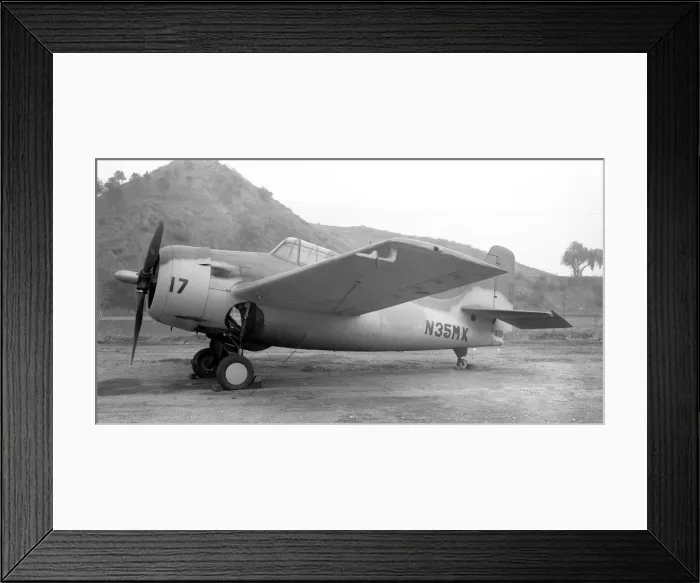 Framed Print : General Motors FM-2 Wildcat N35KX Framed Print : General Motors FM-2 Wildcat N35KX