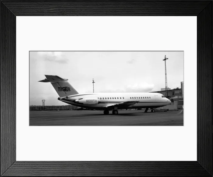 Framed Print : British Aircraft Corporation 1-11 N120TA Framed Print : British Aircraft Corporation 1-11 N120TA