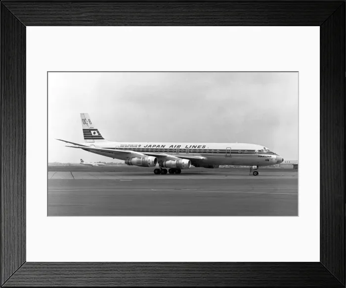 Framed Print : Douglas DC-8-53 JA8103 Haruna Framed Print : Douglas DC-8-53 JA8103 Haruna