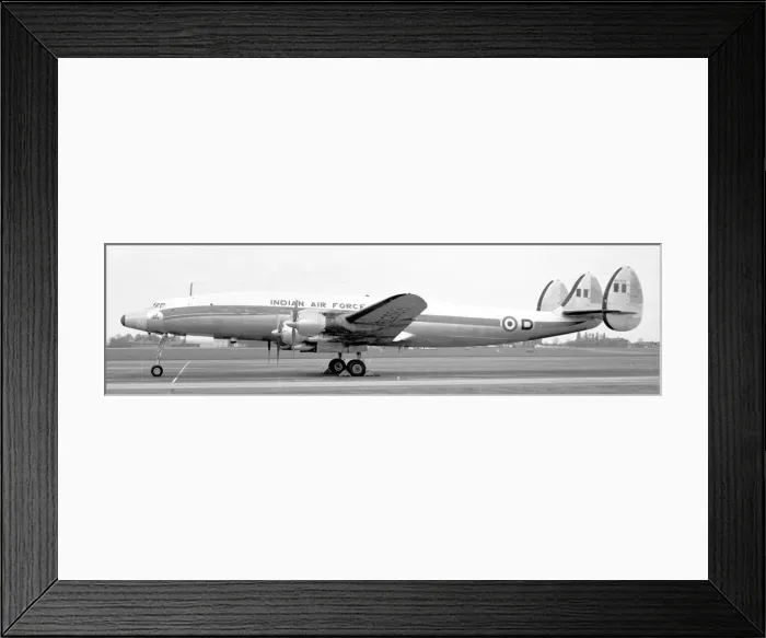 Framed Print : Indian Air Force - Lockheed L-1049G Super Constellation Framed Print : Indian Air Force - Lockheed L-1049G Super Constellation