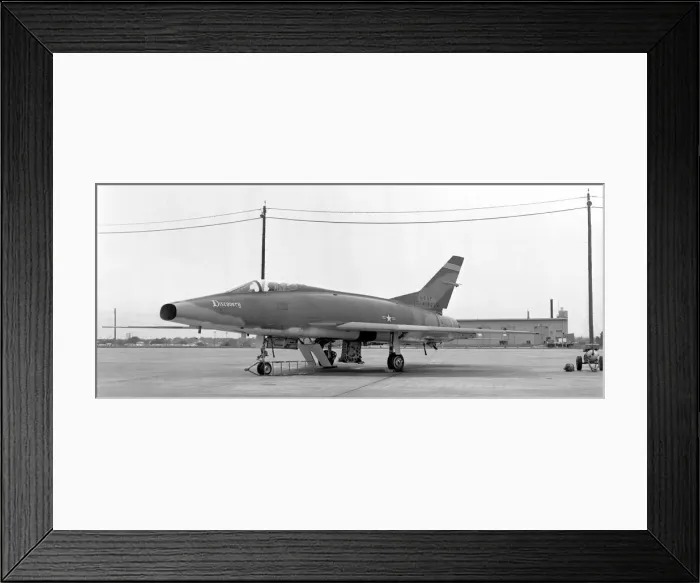 Framed Print : USAF - North American F-100C-15-NA Super Sabre O-41823 Framed Print : USAF - North American F-100C-15-NA Super Sabre O-41823