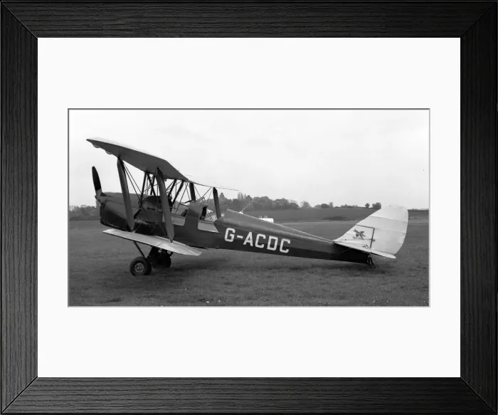 Framed Print : de Havilland DH. 82b Tiger Moth G-ACDC Framed Print : de Havilland DH. 82b Tiger Moth G-ACDC