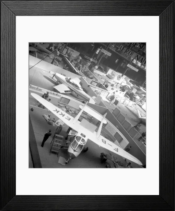 Framed Print : Paris Salon Aeronautique 1949 general view at Grand Palais Framed Print : Paris Salon Aeronautique 1949 general view at Grand Palais
