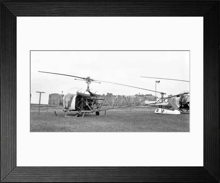 Framed Print : Bell 47G-4A2 SE-HDP Framed Print : Bell 47G-4A2 SE-HDP