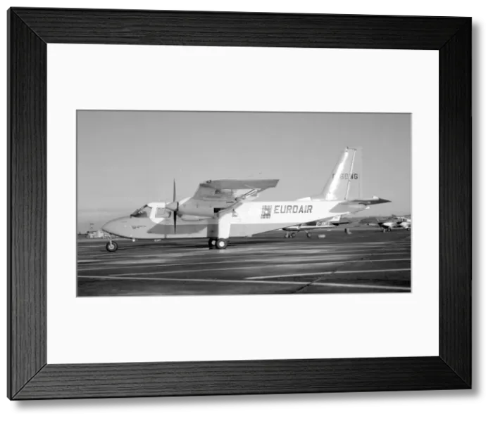 Framed Print : Britten-Norman BN-2A Islander G-BDWG Framed Print : Britten-Norman BN-2A Islander G-BDWG
